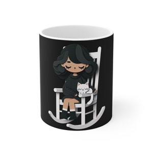 Purrfect Sips: Artisan Cat Mug Series - Ceramic Coffee & Tea Cups, 11oz