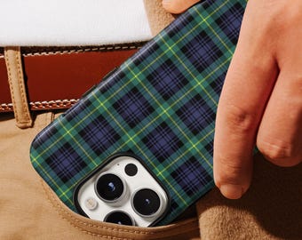 Tartan iPhone Case Plaid iPhone 16 Pro Max Case Tartan Plaid Blackwatch iPhone 17 Plus Case Christmas Plaid Classic Tartan iPhone 15 Case