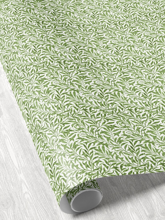 William Morris Willow Wrapping Paper Vintage Christmas Gift Wrap Vintage Birthday Wrapping Paper William Morris Art Print Paper Elegant