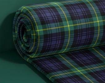 Blackwatch Tartan Plaid Throw Blanket Christmas Gift Fleece Sherpa Blanket Plaid Tartan Blanket Heritage Plaid Blanket Cozy Christmas Throw