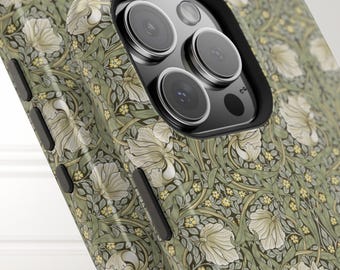 William Morris Pimpernel iPhone-skal Magsafe Vintage blommigt telefonskal Art Nouveau-skal Morris Tufft iPhone17-skal Klassiskt Morris-mönster