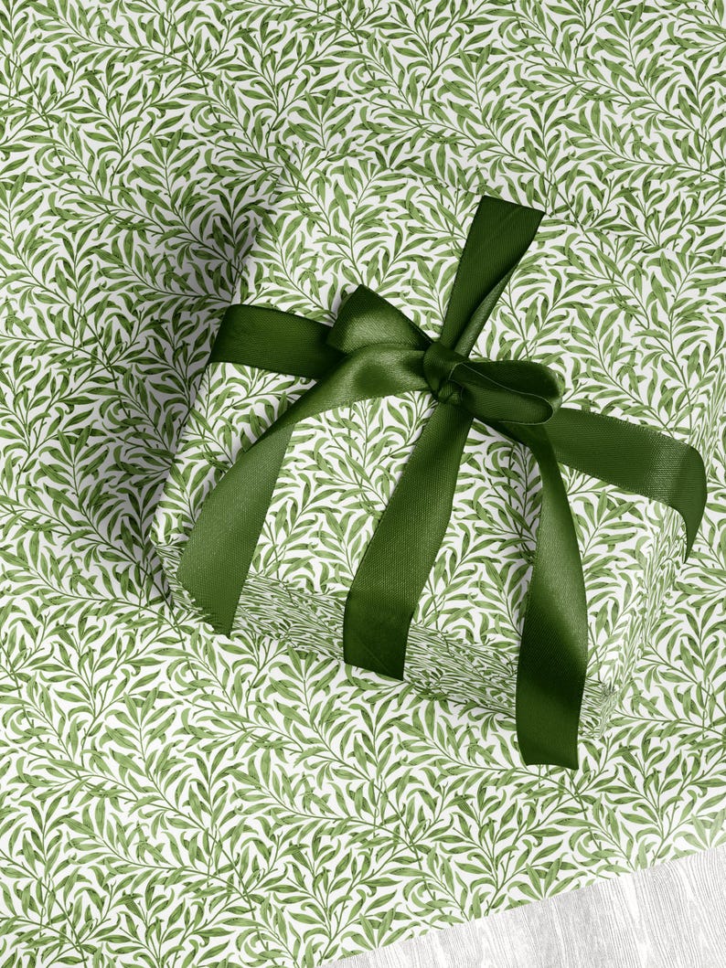 Wrapping Paper Vintage Christmas Gift Wrap Vintage Birthday Wrapping Paper William Morris Art Print Paper Elegant