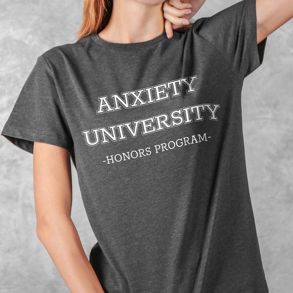 Anxiety University Honors Program Shirt, Aesthetic Be Kind, Tomorrow Needs You, Mental Health Matters,Therapy T Shirt,Feelings Shirt