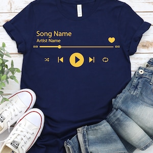 Custom Song Lyrics Shirt, Favorite Song Words Shirt, Any Song Lyrics Personalized Shirt, Custom Song Lyrics T-shirt, Christmas Gift