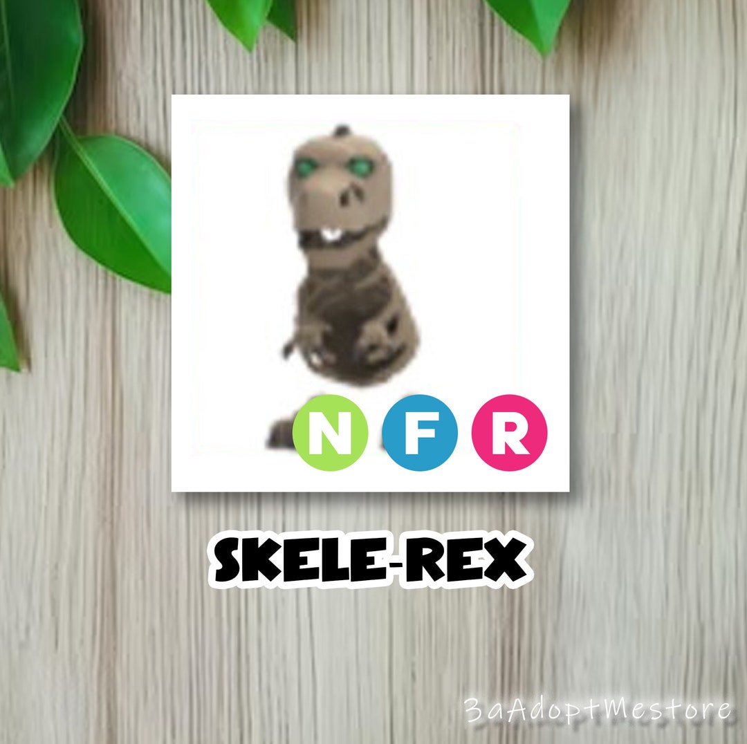 Neon Fly Ride Skelerex NFR Skelerex Roblox Adopt Me Pets Etsy