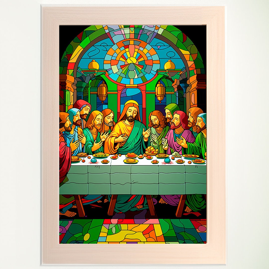 The Last Supper Landscape, Digital Print, Matthew 26:26-29, Sketches ...