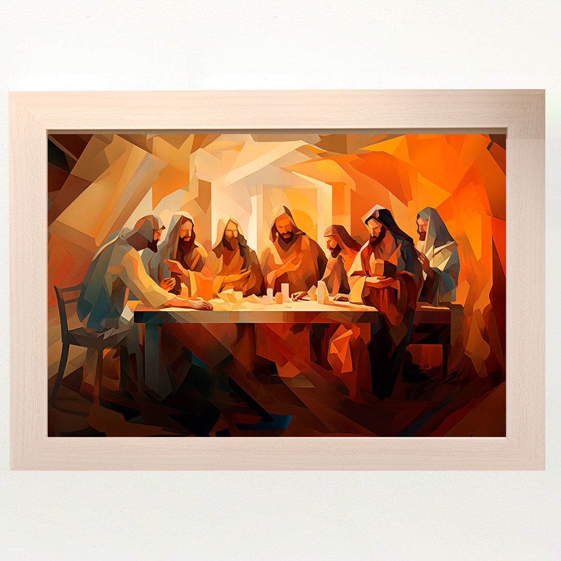 The Last Supper Landscape, Digital Print, Matthew 26:26-29, Sketches ...
