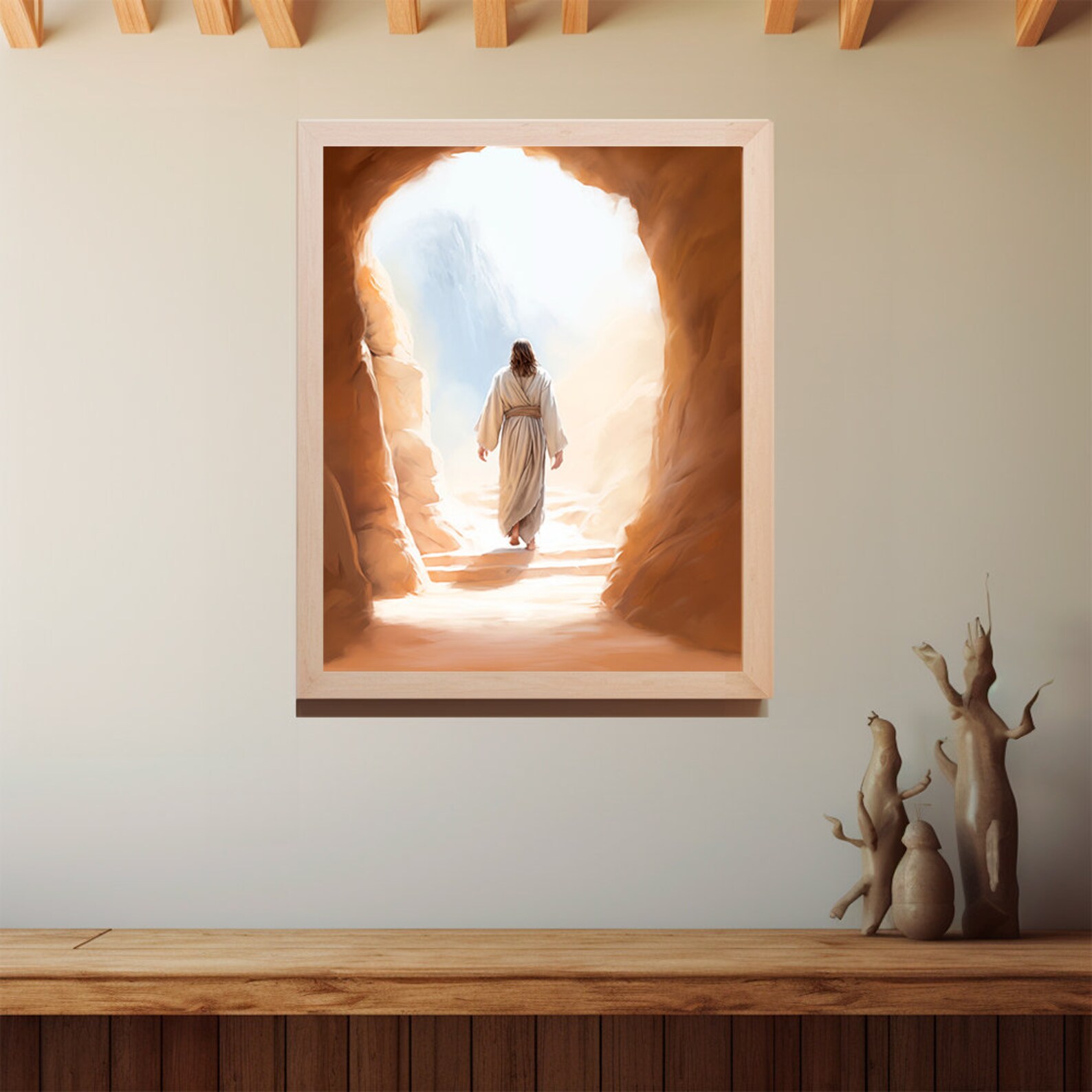 He is Risen Digital Print Resurrection Risen Lord Jesus Resurrection ...