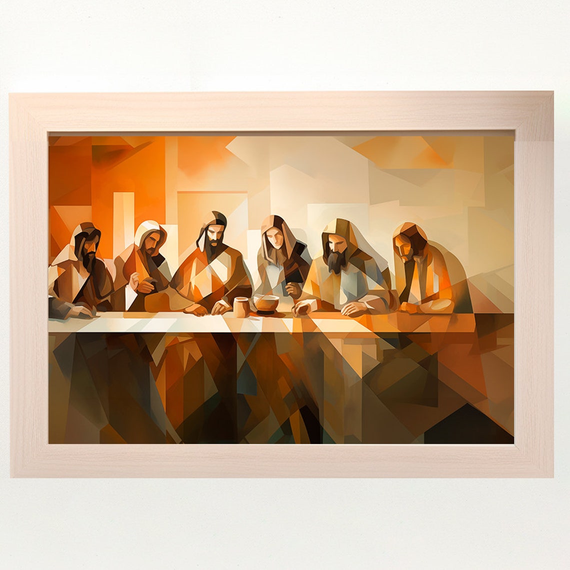 The Last Supper Landscape, Digital Print, Matthew 26:26-29, Sketches ...