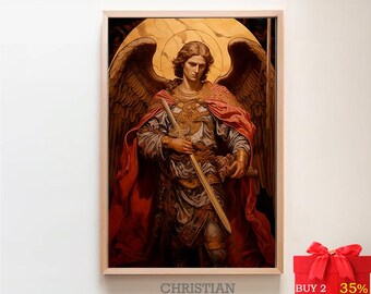 Art Archangel Michael | Digital Print | the Celestial Defender | Saint ...