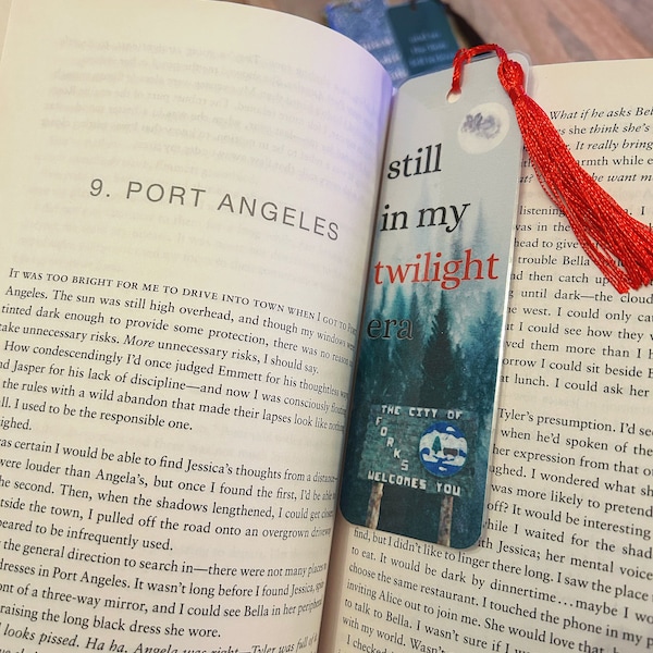 Twilight Bookmarks | Edward Cullen | Bella Swan | Twilight Saga | Forks Washington | Booktok