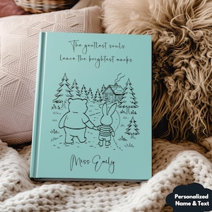 Personalized Teacher Appreciation Gift: Custom Journal Notebook