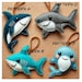 Felt Sharks PDF Pattern, Felt Ocean Animals Sewing PDF, Hand Sewing ...