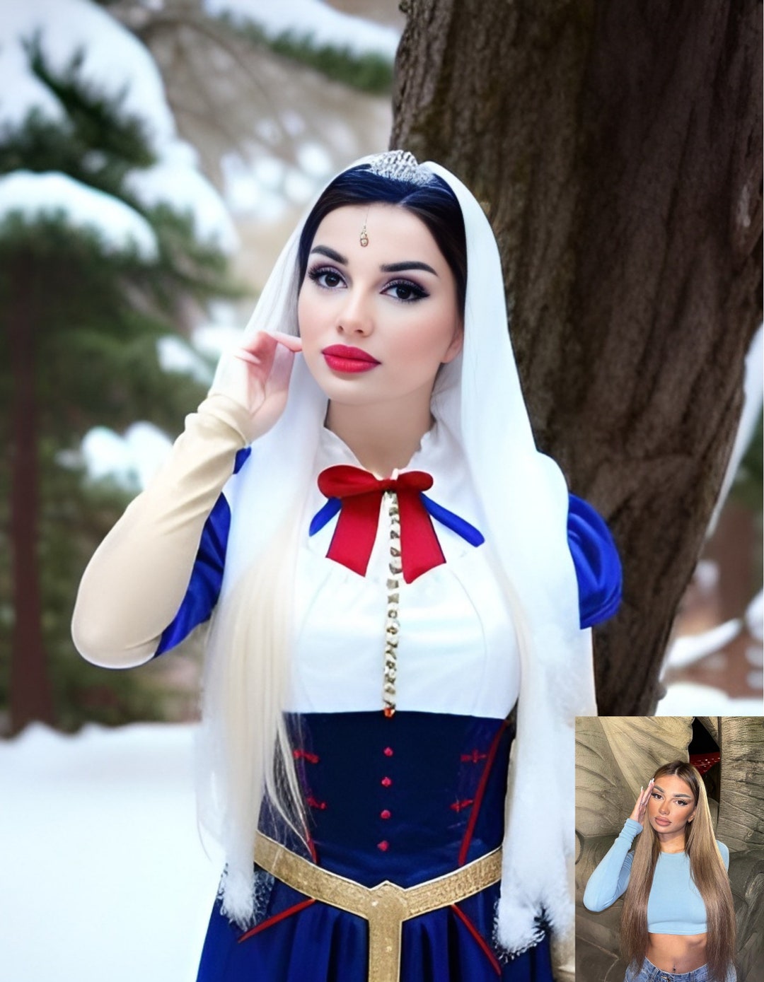 Little Red Riding Hood Halloween AI Photo Portrait Portrait Etsy