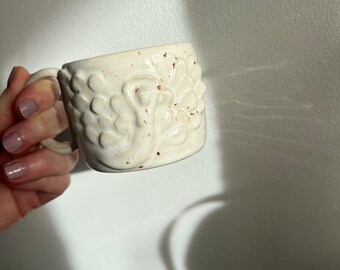 Coffee mug / tea mug “angel” | spirituele kunst | handgemaakt keramiek