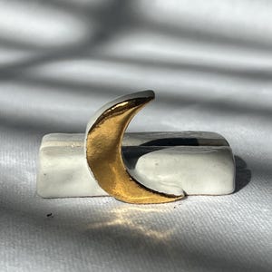 tarot / Oracle card holder golden moon