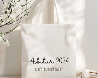 Tote Bag Schulabschluss Abitur 2024