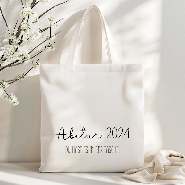 Tote Bag Schulabschluss Abitur 2024