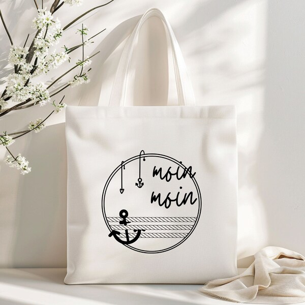 Tote Bag Einkaufsbeutel Moin