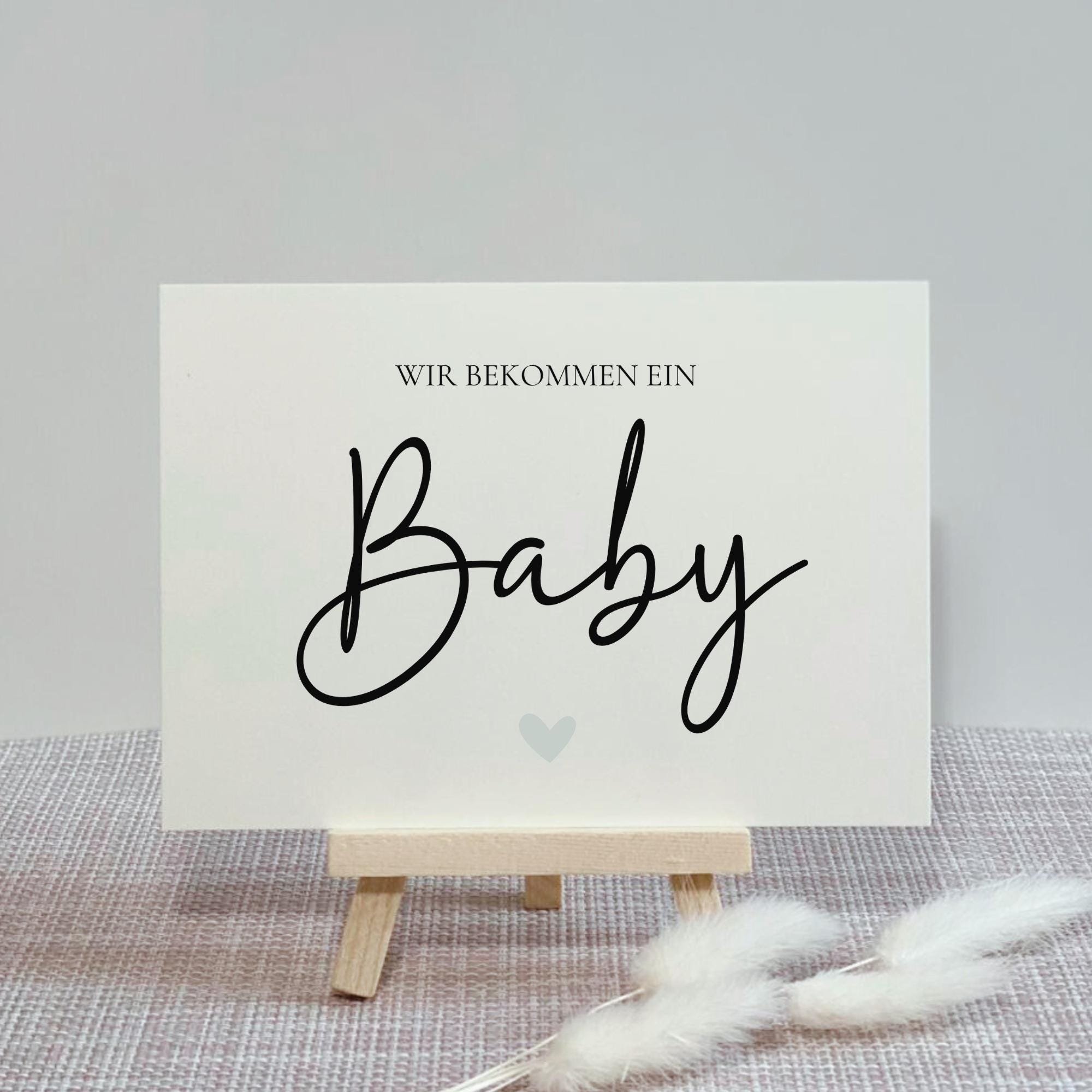 Wir bekommen ein Baby – Schwangerschaftsankündigung Babyankündigung