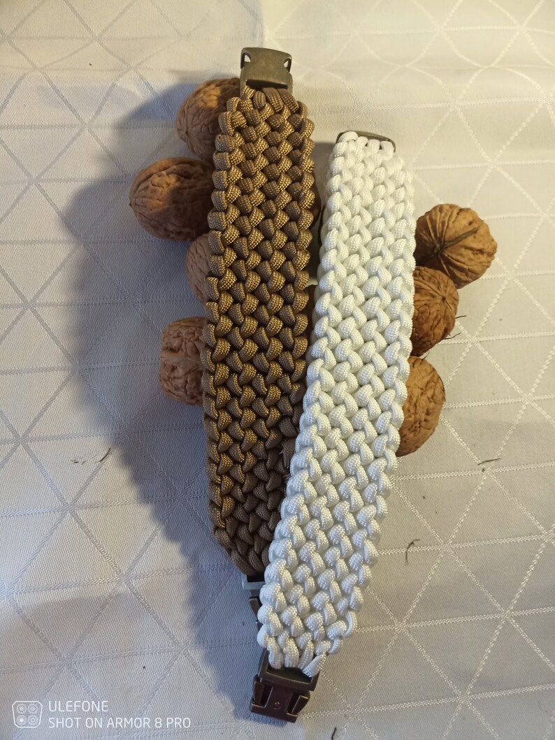 Paracord Bracelet Handmade Extra Wide, Paracord Bracelet Handmade