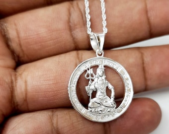 シヴァ神 ペンダント ネックレス シヴァ神のペンダントネックレス：ヨガの神、瞑想のチャーム