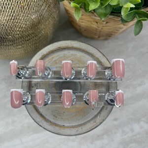 French Pink Tourmaline - Luxury Gel Press On Nail Set