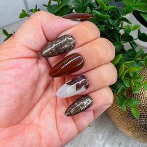 Bronzite - Luxury Gel Press On Nail Set