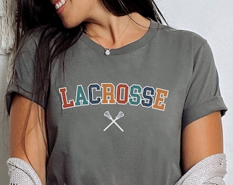 Lacrosse Retro Shirt, Lacrosse Senior Gift, Lacrosse Mom Gift, Lacrosse Vintage Tee, Lacrosse Lover, Lacrosse Birthday Gift, Lacrosse Coach