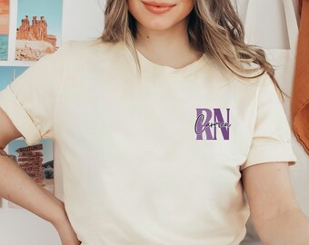 Personalized Registered Nurse Shirt, Custom Name RN Gift, Registered Nurse Graduation, Healthcare Shirt Gifts, Registered Nurse Gifts