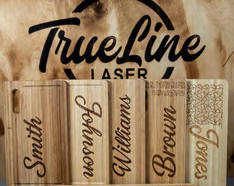 Personalized Engraved Cutting Board | Custom Bamboo Cutting Board | Wedding Gift | Housewarming Gift | Anniversary Gift