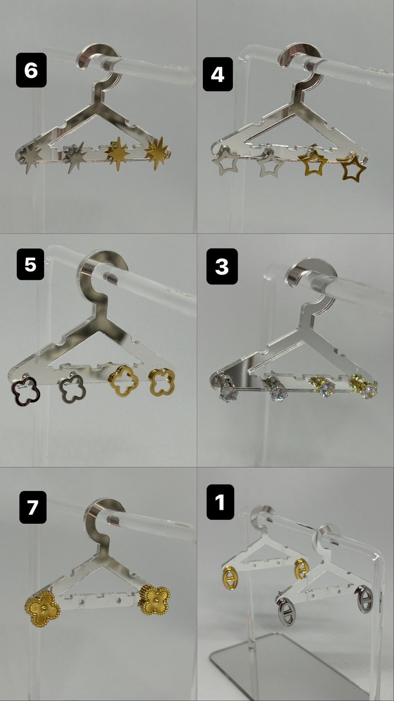 Stainless steel earrings image 7