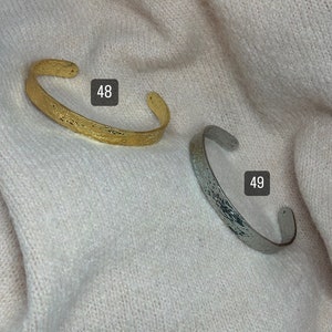 stainless steel and fabric bracelets image 7