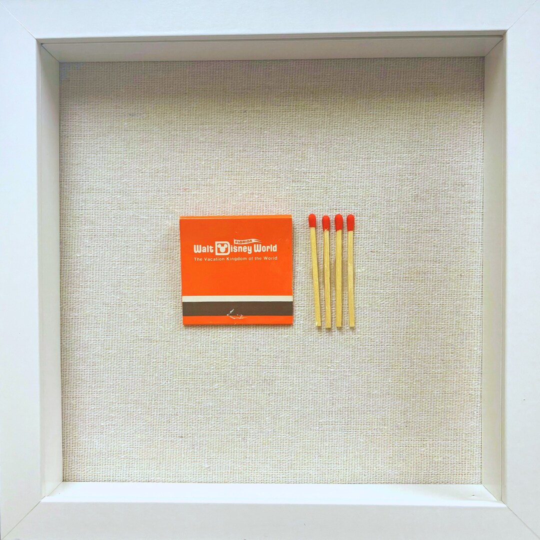 Walt Disney World: 8x8 Matchbook Shadow Box Matchbox Gift Vintage Home ...