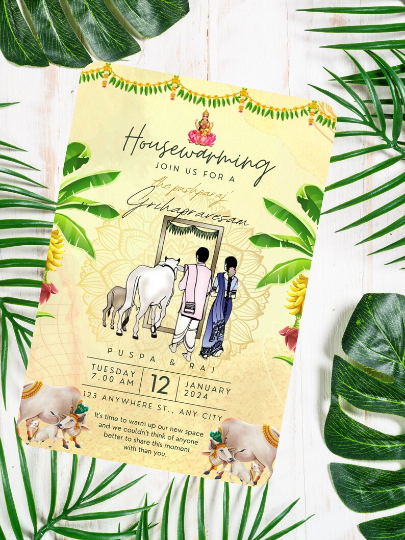 Housewarming Invitation Digital Template Canva Editable and Printable ...