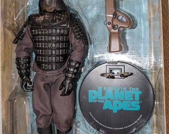 Vintage Planet Of The Apes 12” General Ursus Figure 2004 Open Box Item Clean Complete Items Never Removed Sideshow Toys 20th Century Fox