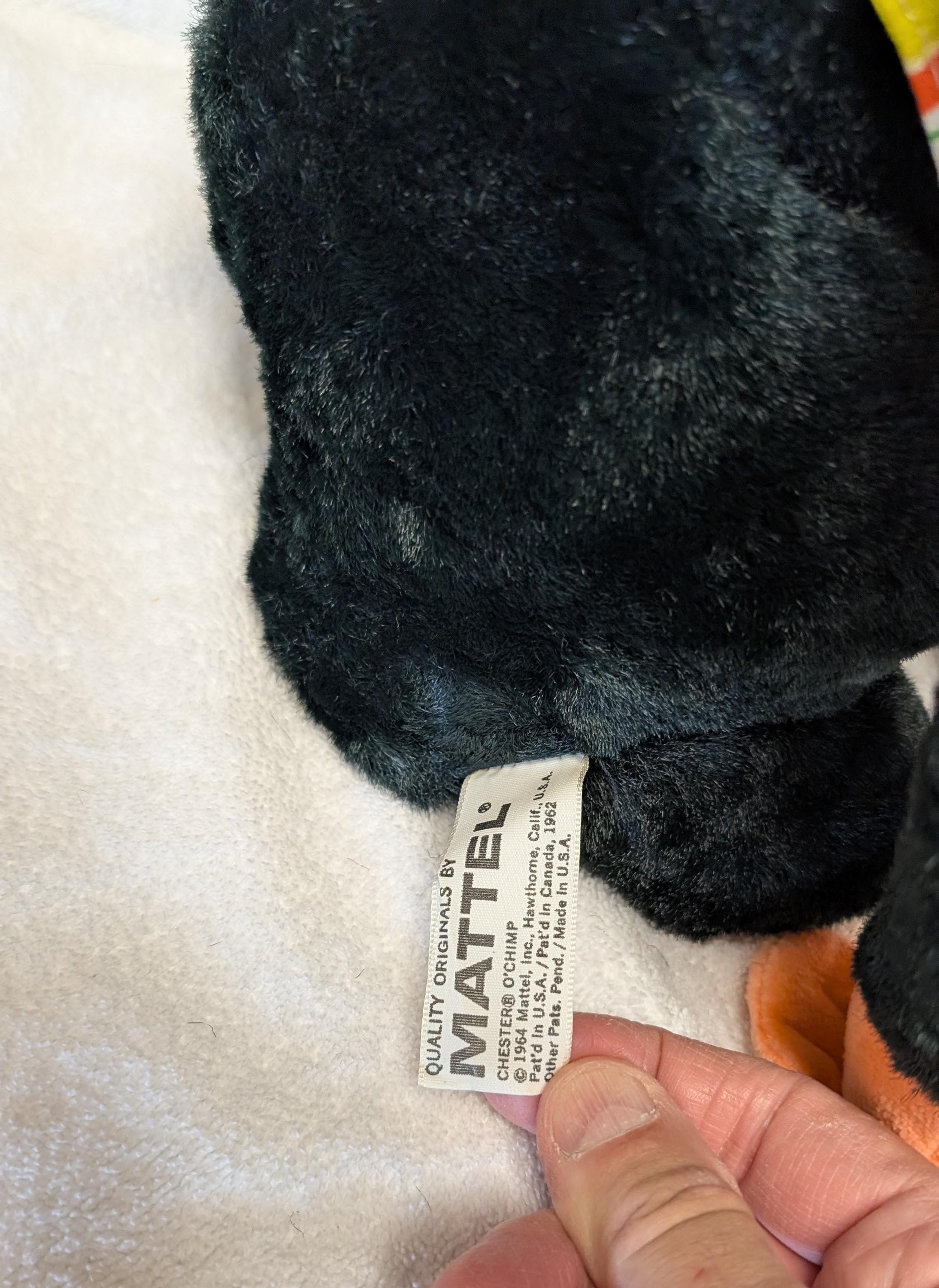 Vintage Mattel Chester O'chimp Plush: 1964 Animal Yacker in Box - Etsy