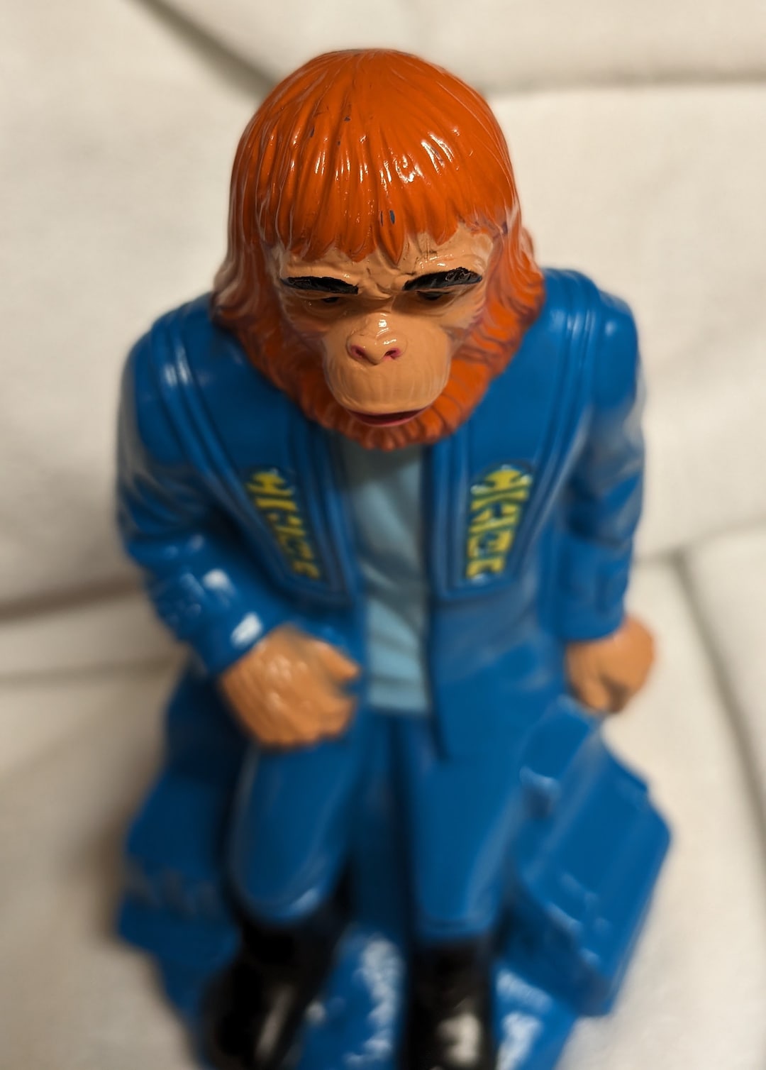 Vintage Planet of the Apes Dr Zaius Coin Bank Play Pal Plastics