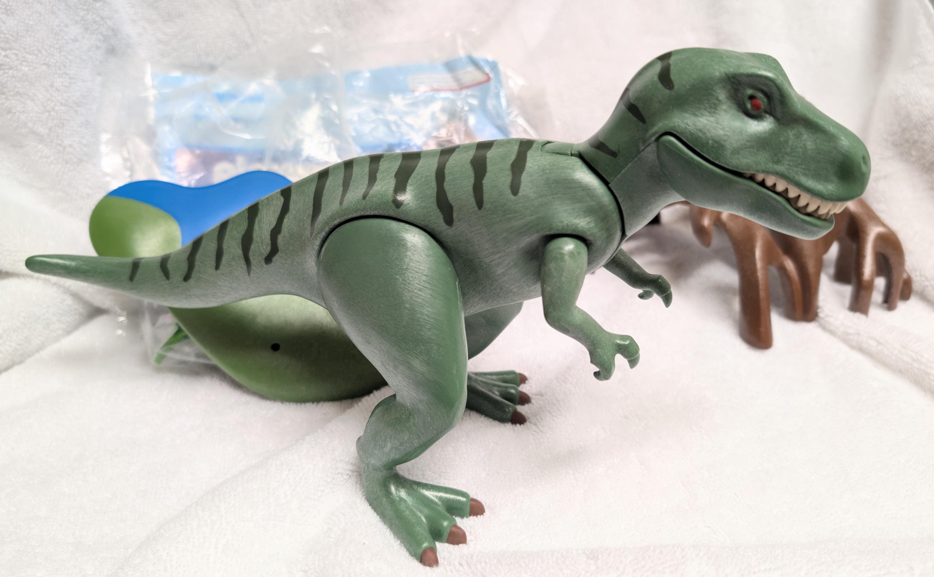 T-REX 470LM 中古　小破 The Tyrannosaurus Rex Playmobil Dinosaur Set From 2007. #4171 Set