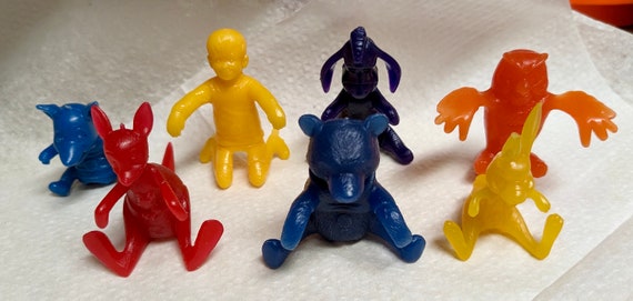 Vintage 1964 Original Winnie the Pooh Spoon Sitter Bowl Hanger Set