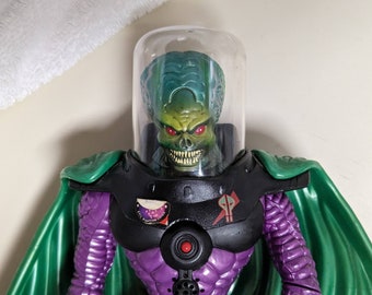 Mars Attacks Martian Trooper Electronic Figure Lights and Sound 1996 Trendmasters Toys The Topps Company Large 12” Inch Size WORKING