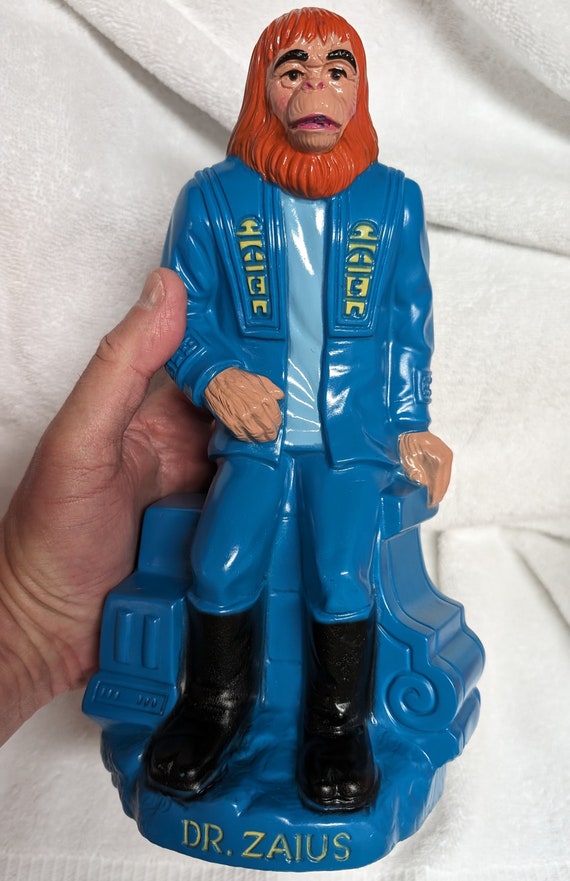 Vintage Planet of the Apes Dr Zaius Coin Bank Play Pal Plastics
