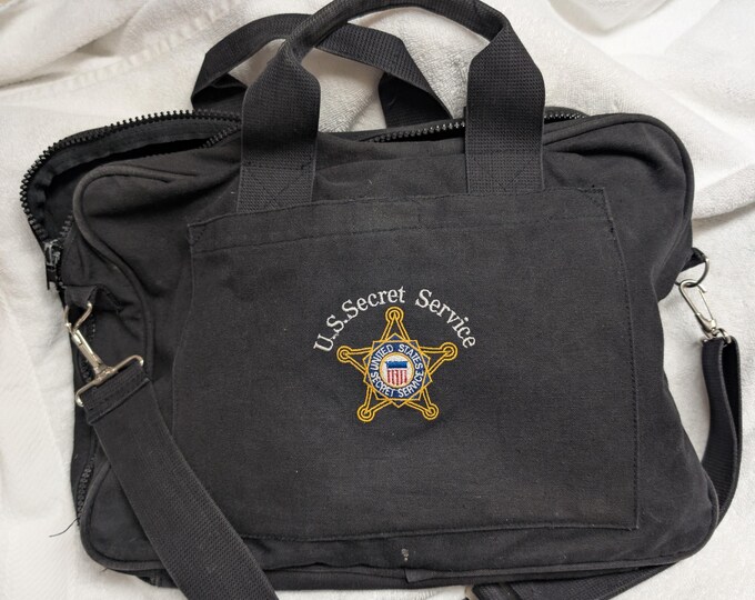 Cia Briefcase Vintage US Secret Service Canvas Briefcase - Circa 1990 - Etsy