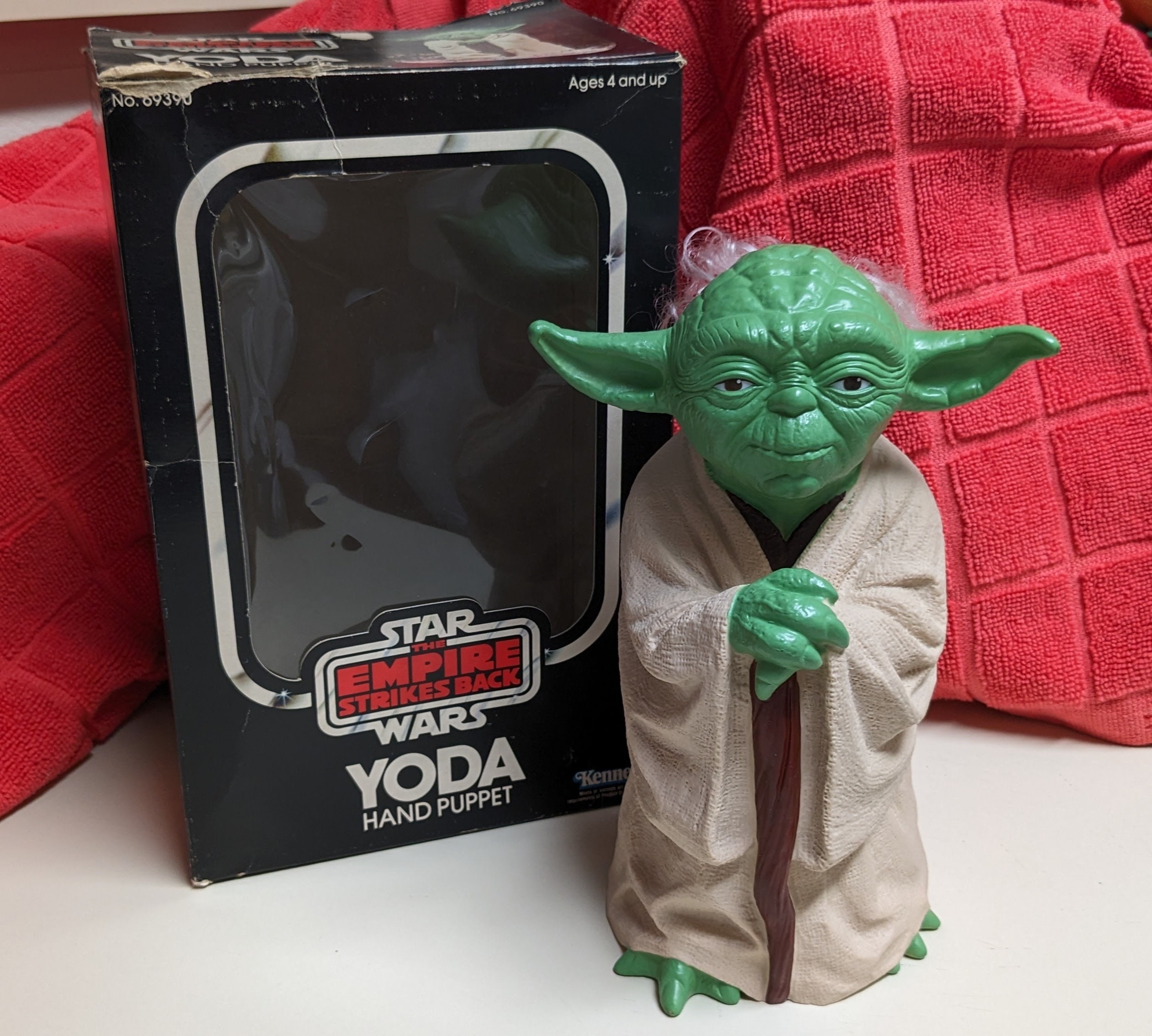 Kenner Toy YODA Puppet 1980 With Box EXCELLENT Vintage