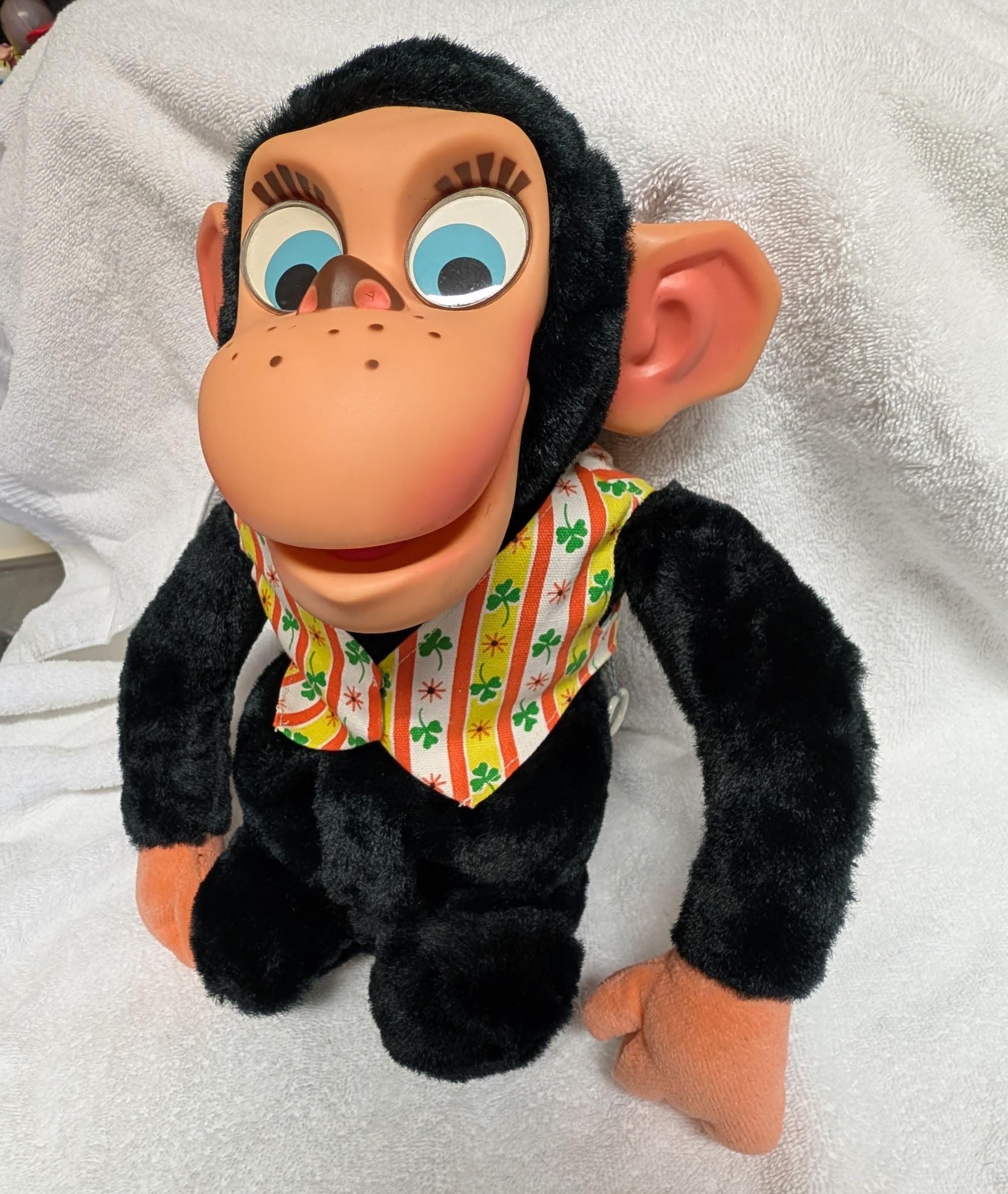 Vintage Mattel Chester O'chimp Plush: 1964 Animal Yacker in Box - Etsy
