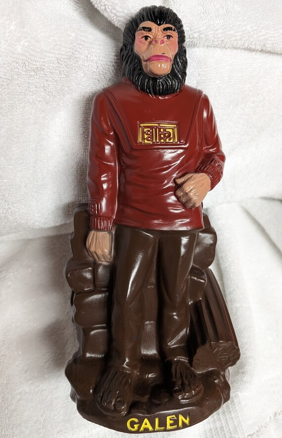 Vintage Planet of the Apes Galen Coin Bank Play Pal Plastics 1967