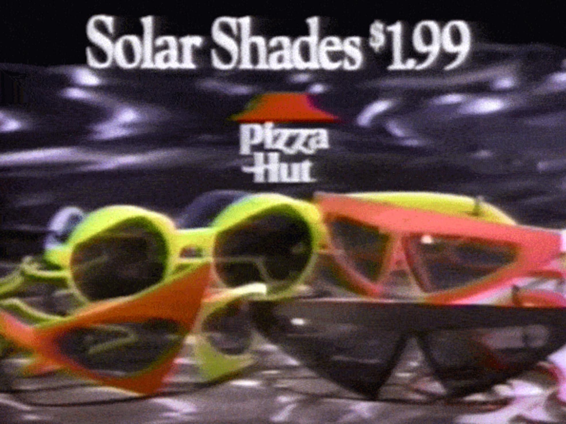 One Pair Back to the Future Part 2 Solar Shades Sunglasses New