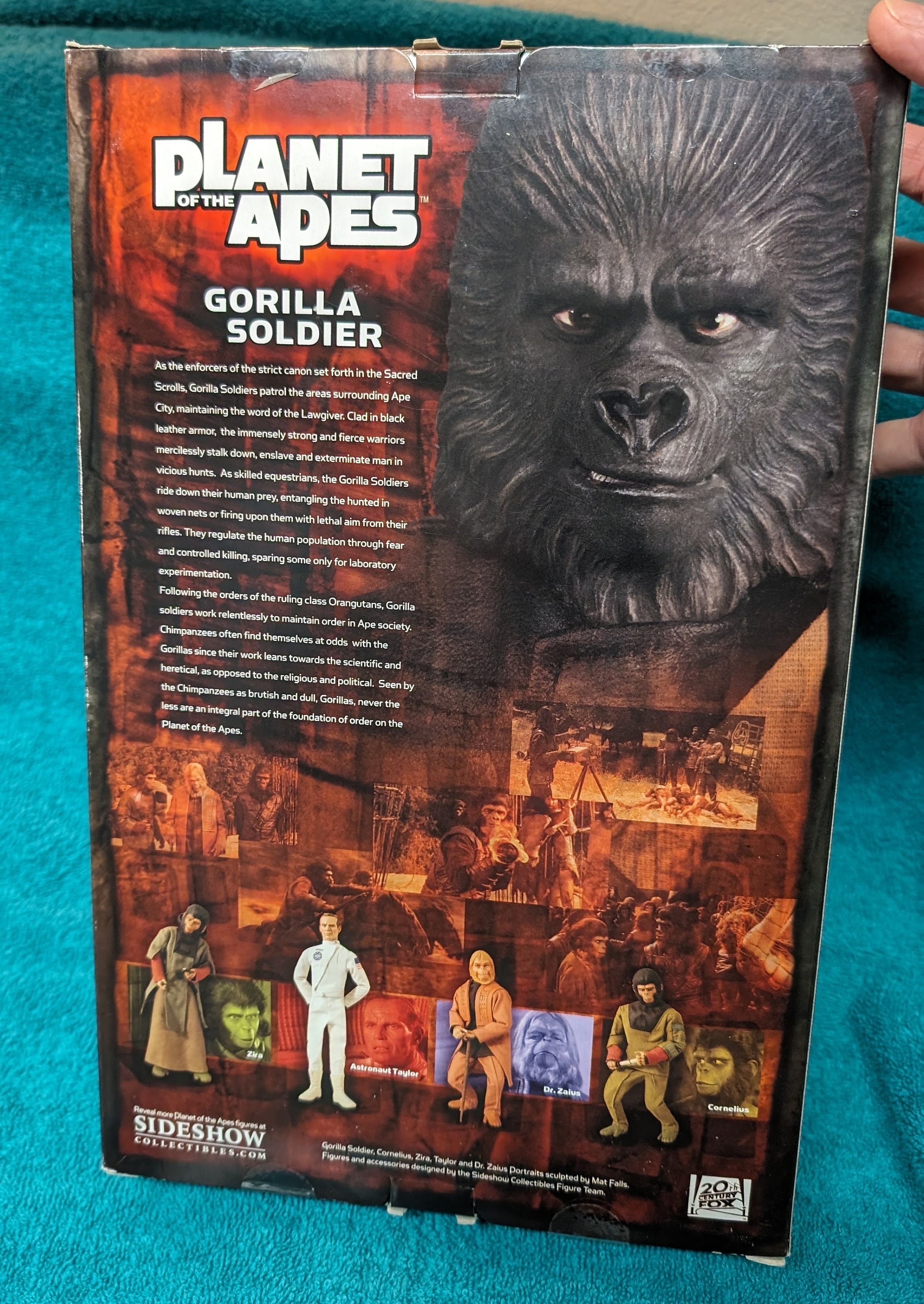 Vintage Planet of the Apes 12” Inch Gorilla Soldier Figure