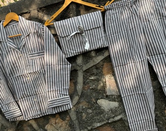 Hand Block Print Cotton Pajama Set: Women's Sleepwear Suit