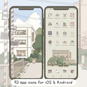 Earl Grey Tea Icon Set | Cute Icons Pack | iPhone iOS Theme | Cute App Icons | Kawaii Widget Icons | Cute Icons for iPhone and Android